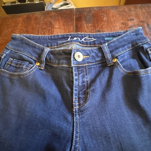 INC International Concepts Women's 2P Blue Skinny Leg‎ Regular Denim - Picture 9 of 11